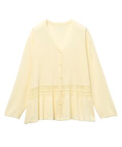 TAKASHIMAYA Tsuhan Edition / タカシマヤ ツーハン・エディション カーディガン・ボレロ | 透かし編みカーディガン