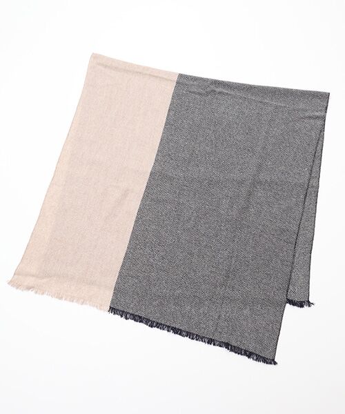 TAKASHIMAYA CASHMERE（キッズ、ストール・マフラー） / タカシマヤ カシミヤ（キッズ、ストール・マフラー） マフラー・ショール・スヌード・ストール | 綾織大判ストール【日本製・カシミヤ100％】 | 詳細1