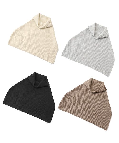 TAKASHIMAYA CASHMERE（キッズ、ストール・マフラー） / タカシマヤ カシミヤ（キッズ、ストール・マフラー） マフラー・ショール・スヌード・ストール | 畦編ポンチョ【日本製・カシミヤ100％】 | 詳細15