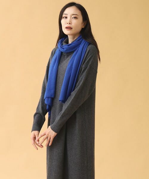 TAKASHIMAYA CASHMERE（キッズ、ストール・マフラー） / タカシマヤ カシミヤ（キッズ、ストール・マフラー） マフラー・ショール・スヌード・ストール | シングルヤーンストール【日本製・カシミヤ50％/シルク50％・手洗い可】 | 詳細6