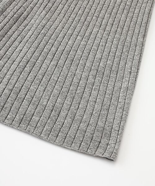 TAKASHIMAYA CASHMERE（キッズ、ストール・マフラー） / タカシマヤ カシミヤ（キッズ、ストール・マフラー） マフラー・ショール・スヌード・ストール | リブ編ポンチョ【日本製・カシミヤ50％/シルク50％・手洗い可】 | 詳細3