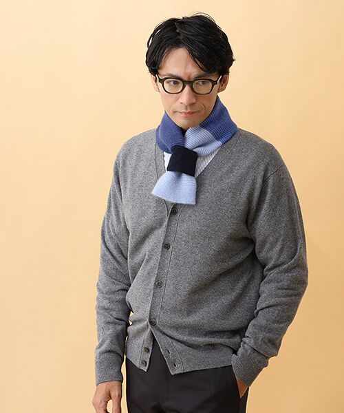 TAKASHIMAYA CASHMERE（キッズ、ストール・マフラー） / タカシマヤ カシミヤ（キッズ、ストール・マフラー） マフラー・ショール・スヌード・ストール | ショートマフラー【カシミヤ100％・手洗い可】 | 詳細9