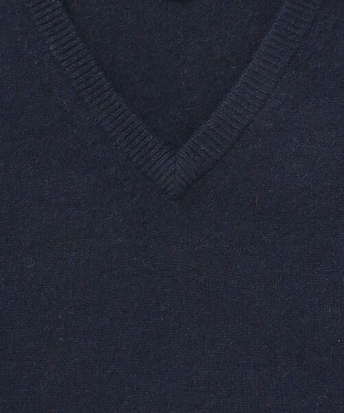 TAKASHIMAYA CASHMERE（キッズ、ストール・マフラー） / タカシマヤ カシミヤ（キッズ、ストール・マフラー） ニット・セーター | Vネックセーター【130/140】【カシミヤ100％・洗濯機で洗える】 | 詳細4