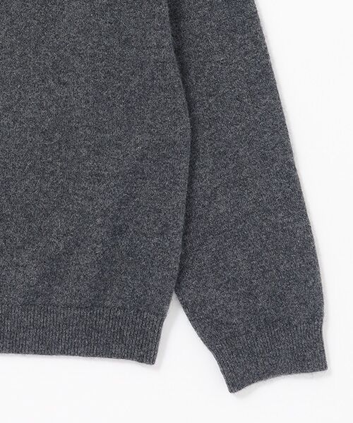 TAKASHIMAYA CASHMERE（キッズ、ストール・マフラー） / タカシマヤ カシミヤ（キッズ、ストール・マフラー） ニット・セーター | 襟付プルオーバー【110/120】【身頃・袖：カシミヤ100%/襟：羊毛70％/カシミヤ30%・手洗い可/ドライ】 | 詳細3