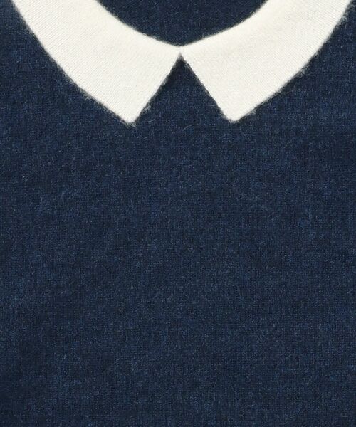 TAKASHIMAYA CASHMERE（キッズ、ストール・マフラー） / タカシマヤ カシミヤ（キッズ、ストール・マフラー） ニット・セーター | 襟付プルオーバー【110/120】【身頃・袖：カシミヤ100%/襟：羊毛70％/カシミヤ30%・手洗い可/ドライ】 | 詳細5