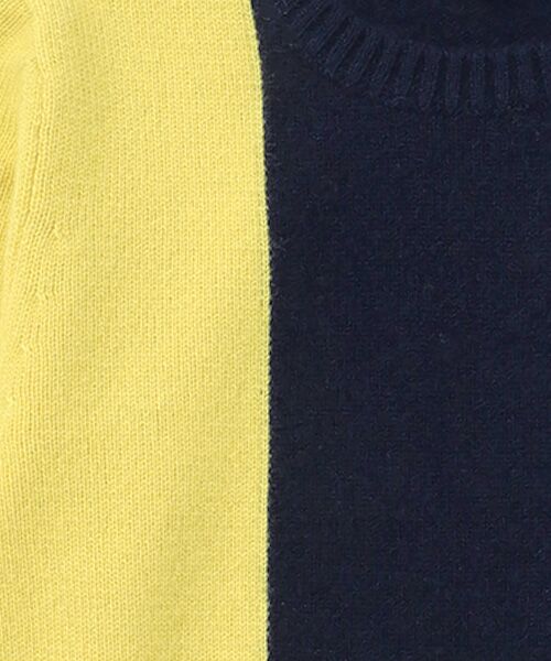 TAKASHIMAYA CASHMERE（キッズ、ストール・マフラー） / タカシマヤ カシミヤ（キッズ、ストール・マフラー） ニット・セーター | バイカラープルオーバー【150/160】【カシミヤ100％・手洗い可/ドライ】 | 詳細6