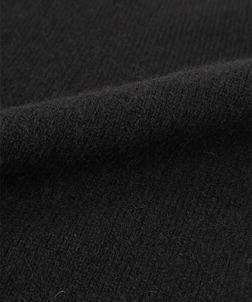 TAKASHIMAYA CASHMERE（キッズ、ストール・マフラー） / タカシマヤ カシミヤ（キッズ、ストール・マフラー） マフラー・ショール・スヌード・ストール | ポケット付フリンジニットストール【日本製･カシミヤ100%】 | 詳細7