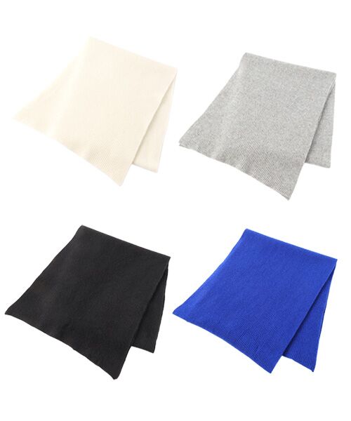 TAKASHIMAYA CASHMERE（キッズ、ストール・マフラー） / タカシマヤ カシミヤ（キッズ、ストール・マフラー） マフラー・ショール・スヌード・ストール | 畦編みストール【日本製･カシミヤ100%】 | 詳細10