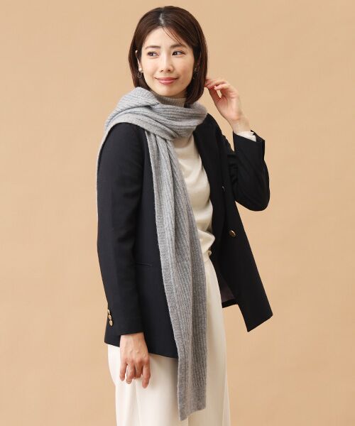 TAKASHIMAYA CASHMERE（キッズ、ストール・マフラー） / タカシマヤ カシミヤ（キッズ、ストール・マフラー） マフラー・ショール・スヌード・ストール | フード付きマフラー【日本製･カシミヤ100%】 | 詳細1
