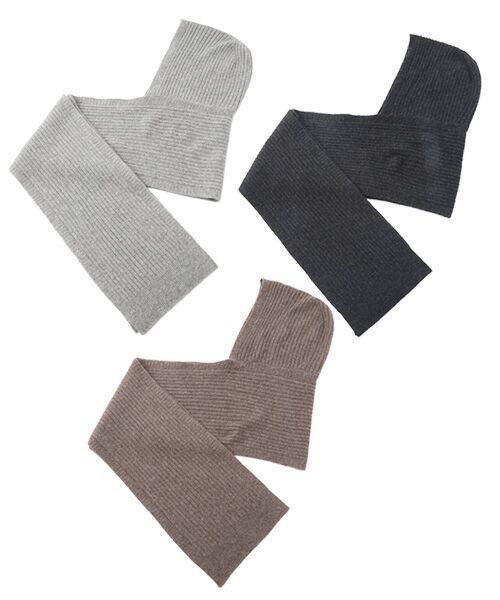 TAKASHIMAYA CASHMERE（キッズ、ストール・マフラー） / タカシマヤ カシミヤ（キッズ、ストール・マフラー） マフラー・ショール・スヌード・ストール | フード付きマフラー【日本製･カシミヤ100%】 | 詳細14