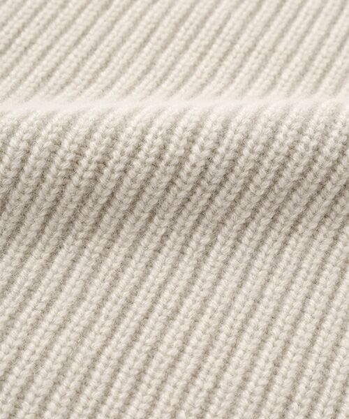 TAKASHIMAYA CASHMERE（キッズ、ストール・マフラー） / タカシマヤ カシミヤ（キッズ、ストール・マフラー） マフラー・ショール・スヌード・ストール | 畦編みポンチョ【日本製･カシミヤ100%】 | 詳細8