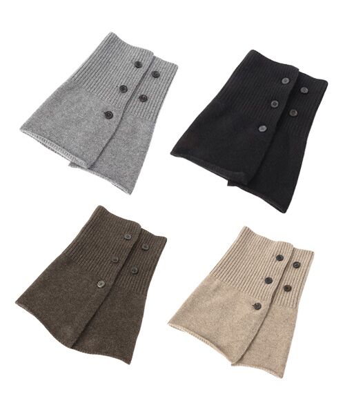 TAKASHIMAYA CASHMERE（キッズ、ストール・マフラー） / タカシマヤ カシミヤ（キッズ、ストール・マフラー） マフラー・ショール・スヌード・ストール | ボタン付きネックウォーマー【日本製･カシミヤ100%】 | 詳細10