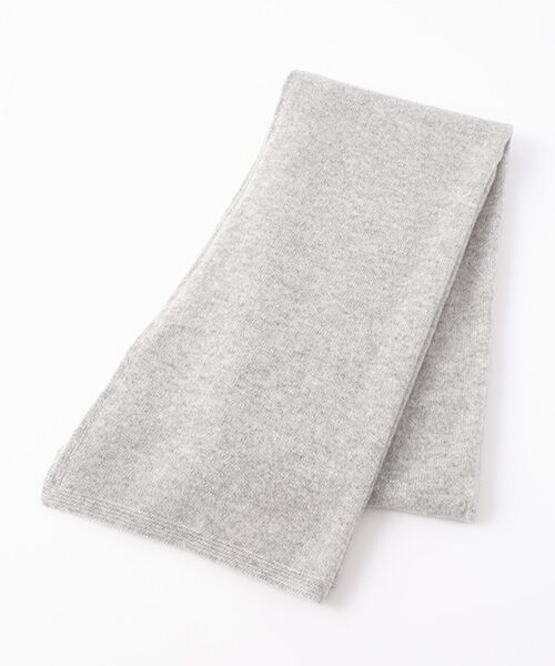TAKASHIMAYA CASHMERE（キッズ、ストール・マフラー）/タカシマヤ カシミヤ（キッズ、ストール・マフラー） ニットストール【日本製･カシミヤ100%】 グレー F