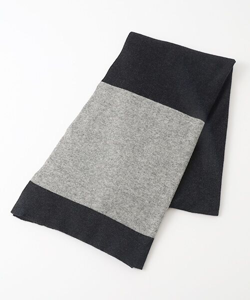 TAKASHIMAYA CASHMERE（キッズ、ストール・マフラー） / タカシマヤ カシミヤ（キッズ、ストール・マフラー） マフラー・ショール・スヌード・ストール | 配色ストール【日本製・カシミヤ50％ シルク50％】 | 詳細3