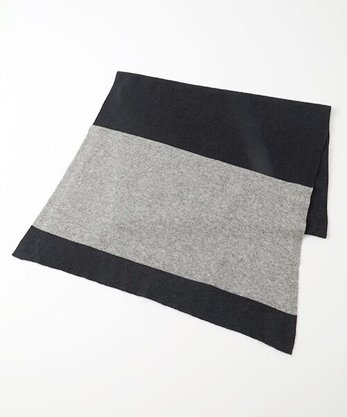 TAKASHIMAYA CASHMERE（キッズ、ストール・マフラー） / タカシマヤ カシミヤ（キッズ、ストール・マフラー） マフラー・ショール・スヌード・ストール | 配色ストール【日本製・カシミヤ50％ シルク50％】 | 詳細4
