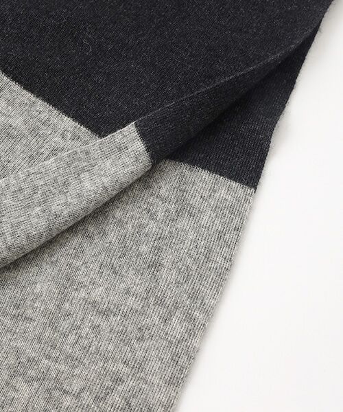 TAKASHIMAYA CASHMERE（キッズ、ストール・マフラー） / タカシマヤ カシミヤ（キッズ、ストール・マフラー） マフラー・ショール・スヌード・ストール | 配色ストール【日本製・カシミヤ50％ シルク50％】 | 詳細6