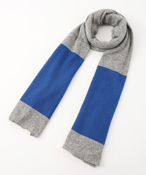 TAKASHIMAYA CASHMERE（キッズ、ストール・マフラー） / タカシマヤ カシミヤ（キッズ、ストール・マフラー） マフラー・ショール・スヌード・ストール | 配色ストール【日本製・カシミヤ50％ シルク50％】 | 詳細10