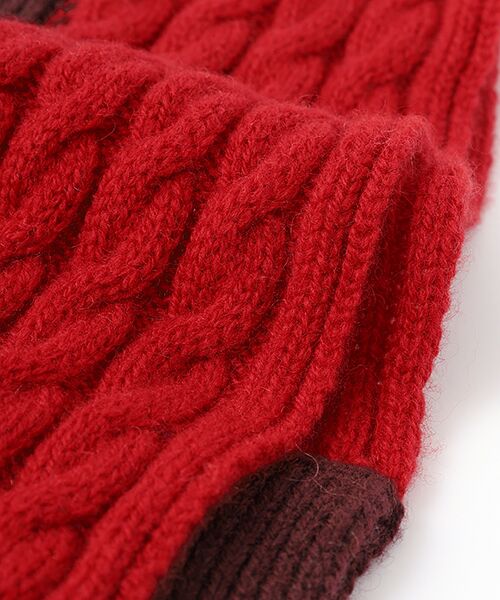 TAKASHIMAYA CASHMERE（キッズ、ストール・マフラー） / タカシマヤ カシミヤ（キッズ、ストール・マフラー） マフラー・ショール・スヌード・ストール | バイカラー差込みマフラー【日本製・カシミヤ100％・手洗い可】 | 詳細6