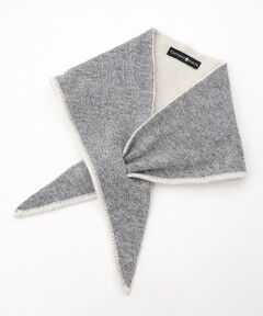 TAKASHIMAYA CASHMERE（キッズ、ストール・マフラー） / タカシマヤ カシミヤ（キッズ、ストール・マフラー） マフラー・ショール・スヌード・ストール | 三角ミニマフラー（リバーシブル）【日本製・カシミヤ100％・手洗い可】