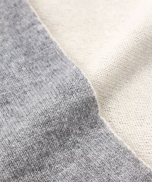 TAKASHIMAYA CASHMERE(キッズ、ストール・マフラー) / タカシマヤ カシミヤ(キッズ、ストール・マフラー) マフラー・ショール・スヌード・ストール | 三角ミニマフラー(リバーシブル)【日本製・カシミヤ100%・手洗い可】 | 詳細2