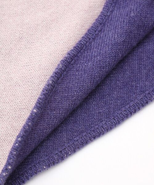 TAKASHIMAYA CASHMERE(キッズ、ストール・マフラー) / タカシマヤ カシミヤ(キッズ、ストール・マフラー) マフラー・ショール・スヌード・ストール | 三角ミニマフラー(リバーシブル)【日本製・カシミヤ100%・手洗い可】 | 詳細9