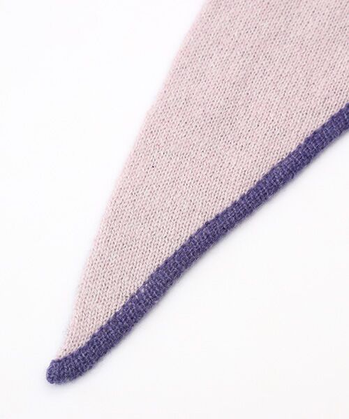 TAKASHIMAYA CASHMERE(キッズ、ストール・マフラー) / タカシマヤ カシミヤ(キッズ、ストール・マフラー) マフラー・ショール・スヌード・ストール | 三角ミニマフラー(リバーシブル)【日本製・カシミヤ100%・手洗い可】 | 詳細10