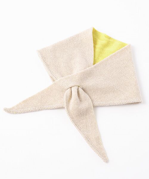 TAKASHIMAYA CASHMERE(キッズ、ストール・マフラー) / タカシマヤ カシミヤ(キッズ、ストール・マフラー) マフラー・ショール・スヌード・ストール | 三角ミニマフラー(リバーシブル)【日本製・カシミヤ100%・手洗い可】 | 詳細14