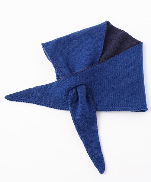 TAKASHIMAYA CASHMERE(キッズ、ストール・マフラー) / タカシマヤ カシミヤ(キッズ、ストール・マフラー) マフラー・ショール・スヌード・ストール | 三角ミニマフラー(リバーシブル)【日本製・カシミヤ100%・手洗い可】 | 詳細16