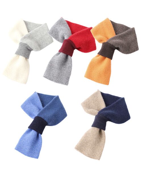 TAKASHIMAYA CASHMERE（キッズ、ストール・マフラー） / タカシマヤ カシミヤ（キッズ、ストール・マフラー） マフラー・ショール・スヌード・ストール | ショートマフラー【カシミヤ100％・手洗い可】 | 詳細7