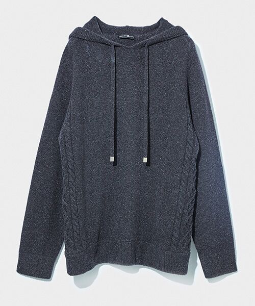 TAKASHIMAYA CASHMERE（再生カシミヤ） / タカシマヤ カシミヤ（サイセイカシミヤ） パーカー | 再生カシミヤ混パーカー | 詳細1