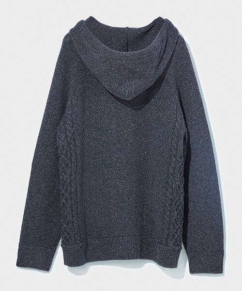 TAKASHIMAYA CASHMERE（再生カシミヤ） / タカシマヤ カシミヤ（サイセイカシミヤ） パーカー | 再生カシミヤ混パーカー | 詳細2