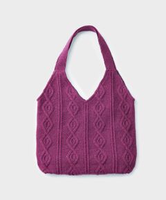 TAKASHIMAYA CASHMERE（再生カシミヤ） / タカシマヤ カシミヤ（サイセイカシミヤ） ショルダーバッグ | 再生カシミヤ混ショルダーバッグ