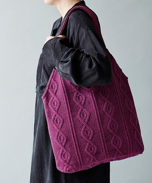 TAKASHIMAYA CASHMERE（再生カシミヤ） / タカシマヤ カシミヤ（サイセイカシミヤ） ショルダーバッグ | 再生カシミヤ混ショルダーバッグ | 詳細4