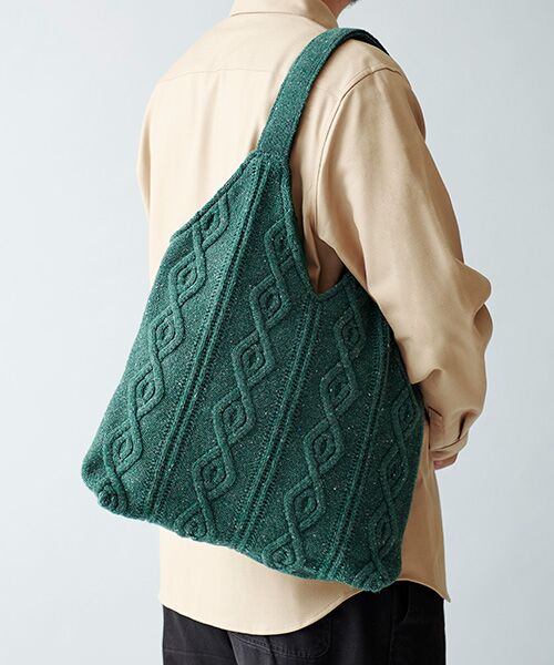 TAKASHIMAYA CASHMERE（再生カシミヤ） / タカシマヤ カシミヤ（サイセイカシミヤ） ショルダーバッグ | 再生カシミヤ混ショルダーバッグ | 詳細6