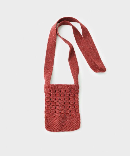 TAKASHIMAYA CASHMERE(再生カシミヤ)/タカシマヤ カシミヤ(サイセイカシミヤ) 再生カシミヤ混ミニショルダー レッド F TAKASHIMAYA CASHMERE(再生カシミヤ)/タカシマヤ カシミヤ(サイセイカシミヤ) 再生カシミヤ混ミニショルダー レッド F
