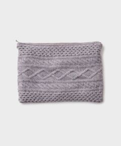 TAKASHIMAYA CASHMERE（再生カシミヤ） / タカシマヤ カシミヤ（サイセイカシミヤ） ポーチ | 再生カシミヤ混マルチフラットポーチ