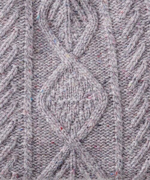 TAKASHIMAYA CASHMERE（再生カシミヤ） / タカシマヤ カシミヤ（サイセイカシミヤ） ポーチ | 再生カシミヤ混マルチフラットポーチミニ | 詳細1