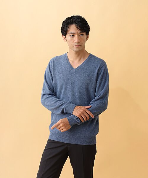 TAKASHIMAYA CASHMERE（レディース、メンズ） / タカシマヤ カシミヤ（レディース、メンズ） ニット・セーター | カシミヤ Vネックセーター【S/M/L】 | 詳細18