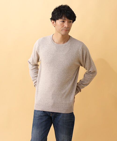 TAKASHIMAYA CASHMERE（レディース、メンズ） / タカシマヤ カシミヤ（レディース、メンズ） ニット・セーター | カシミヤ クルーネックセーター【S/M/L】 | 詳細9