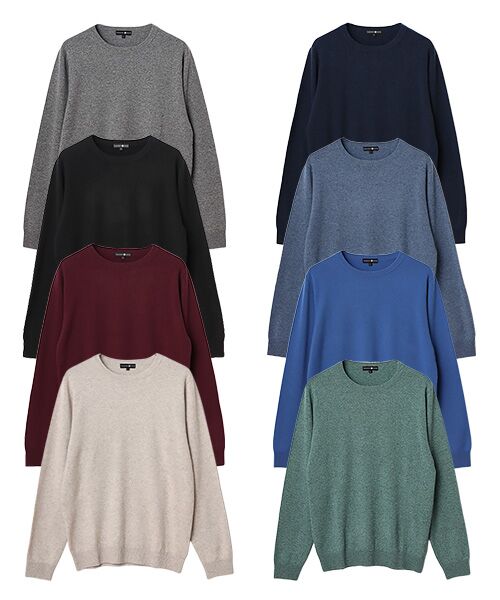 TAKASHIMAYA CASHMERE（レディース、メンズ） / タカシマヤ カシミヤ（レディース、メンズ） ニット・セーター | カシミヤ クルーネックセーター【S/M/L】 | 詳細23