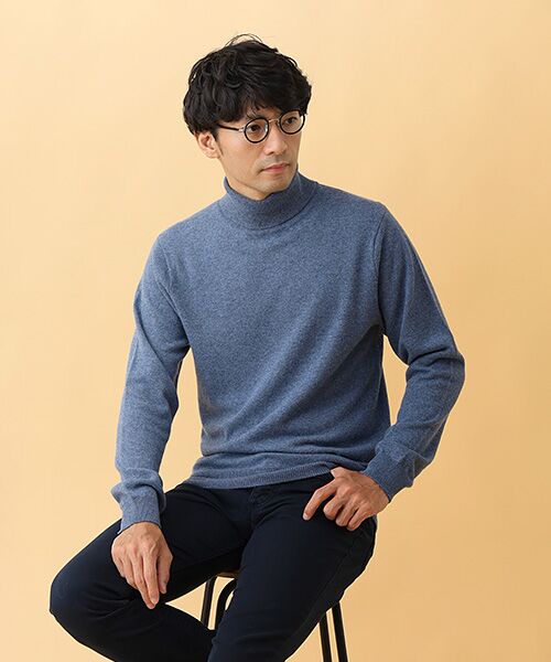 TAKASHIMAYA CASHMERE（レディース、メンズ） / タカシマヤ カシミヤ（レディース、メンズ） ニット・セーター | カシミヤ タートルネックセーター【S/M/L】 | 詳細8