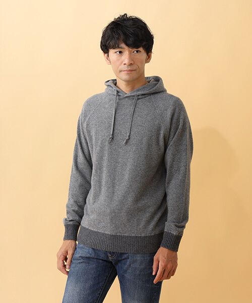 TAKASHIMAYA CASHMERE（レディース、メンズ） / タカシマヤ カシミヤ（レディース、メンズ） パーカー | カシミヤ ニットパーカー【S/M/L】 | 詳細5