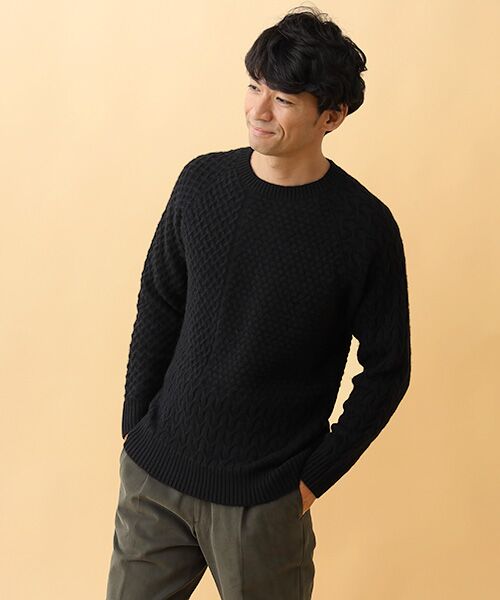 TAKASHIMAYA CASHMERE（レディース、メンズ） / タカシマヤ カシミヤ（レディース、メンズ） ニット・セーター | カシミヤ クレイジーパターンセーター【S/M/L】 | 詳細2