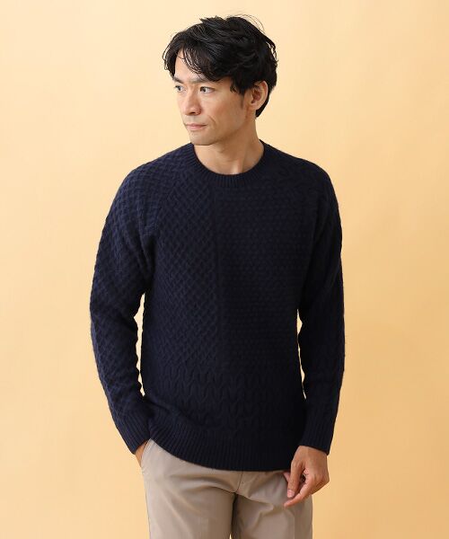 TAKASHIMAYA CASHMERE（レディース、メンズ） / タカシマヤ カシミヤ（レディース、メンズ） ニット・セーター | カシミヤ クレイジーパターンセーター【S/M/L】 | 詳細8