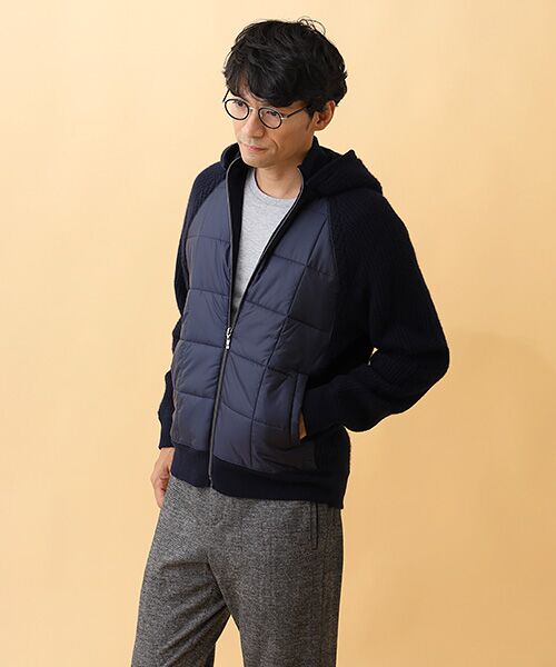 TAKASHIMAYA CASHMERE（レディース、メンズ） / タカシマヤ カシミヤ（レディース、メンズ） ブルゾン | フード付ニットブルゾン【S/M/L】 | 詳細9