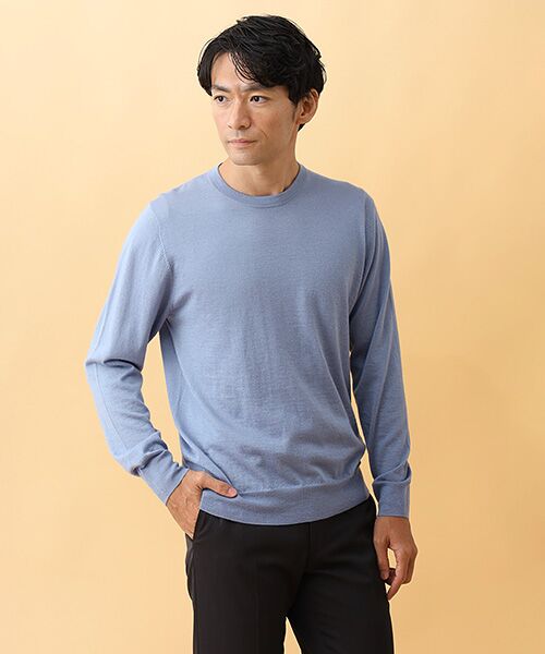 TAKASHIMAYA CASHMERE（レディース、メンズ） / タカシマヤ カシミヤ（レディース、メンズ） ニット・セーター | カシミヤシルク クルーネックセーター【S/M/L】 | 詳細14