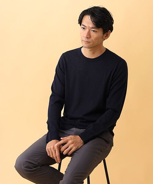 TAKASHIMAYA CASHMERE（レディース、メンズ） / タカシマヤ カシミヤ（レディース、メンズ） ニット・セーター | カシミヤシルク クルーネックセーター【S/M/L】 | 詳細17