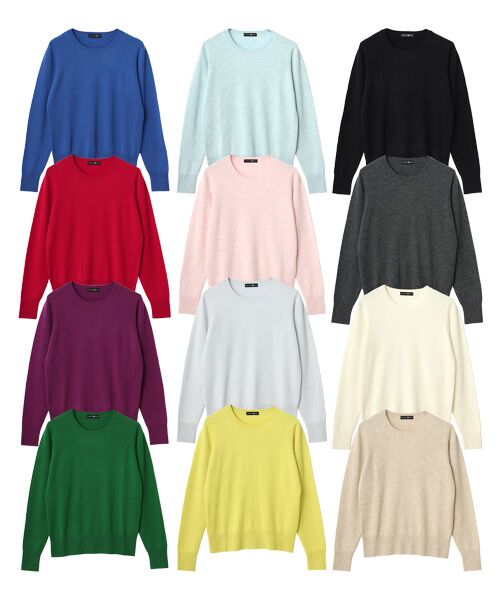 TAKASHIMAYA CASHMERE（レディース、メンズ） / タカシマヤ カシミヤ（レディース、メンズ） ニット・セーター | カシミヤ クルーネックセーター【S/M/L】 | 詳細28