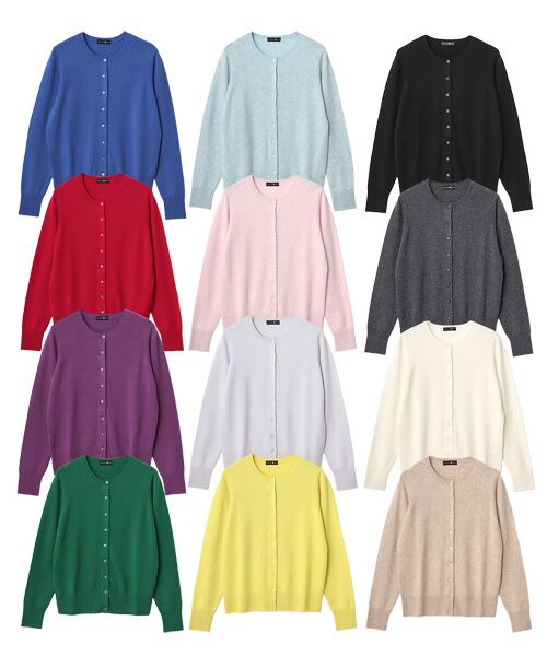 TAKASHIMAYA CASHMERE（レディース、メンズ） / タカシマヤ カシミヤ（レディース、メンズ） カーディガン・ボレロ | カシミヤ クルーネックカーディガン【S/M/L】 | 詳細28