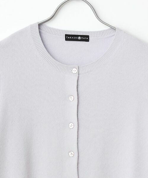 TAKASHIMAYA CASHMERE(レディース、メンズ) / タカシマヤカシミヤ(レディース、メンズ) カーディガン・ボレロ | カシミヤ クルーネックカーディガン【3L】 | 詳細3